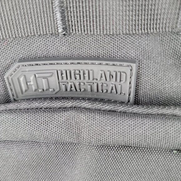 Highland Tactical Black MOLLE Backpack EDC Range Bug Out Bag - Picture 3 of 15